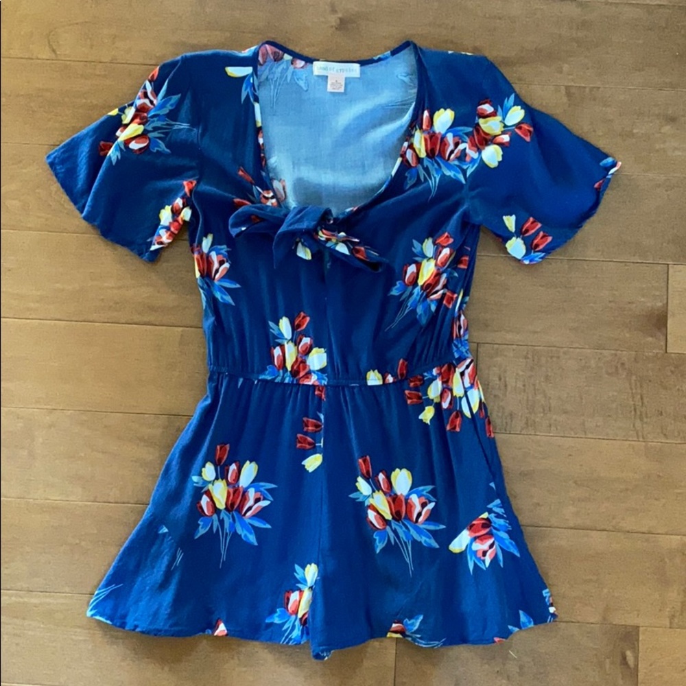 Band of Gypsies Floral Romper